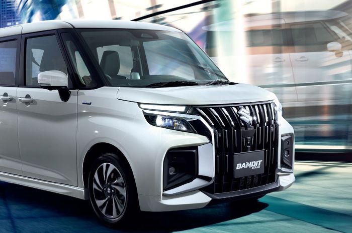 punya bentuk fascia mirip Alphard gen 3 dan Mitsubishi, mobil compact Suzuki Solio yang irit BBM ini cocok dipakai keluarga