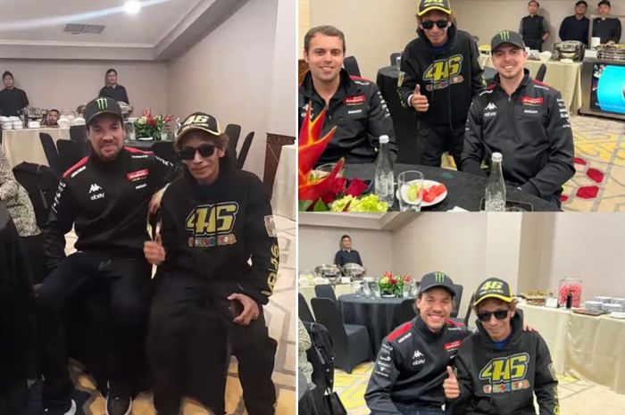 Valentino Rossi KW datang ke launching Pertamina Enduro VR46 Racing Team
