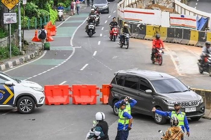 Rekayasa jalan di Kawasan Manggarai, Jakarta Selatan