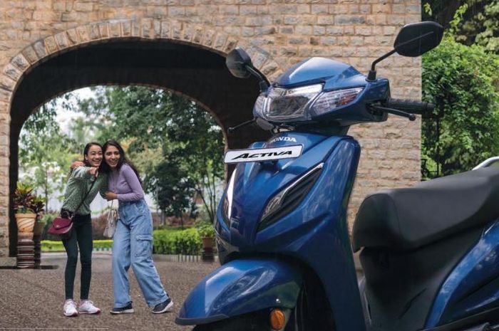 penampakan motor matic baru Honda Activa 110 model 2025, fiturnya dibenci maling dan praktis