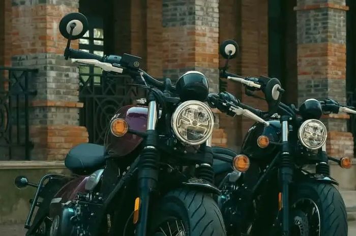 Motor cruiser nggak mesti berat dan besar, ambil contoh motor bobber buatan Hanway ini yang menawarkan bodi lebih ramping