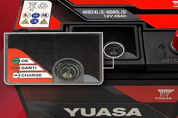 Indikator yang ada di aki mobil tidak mewakili kondisi aki secara keseluruhan