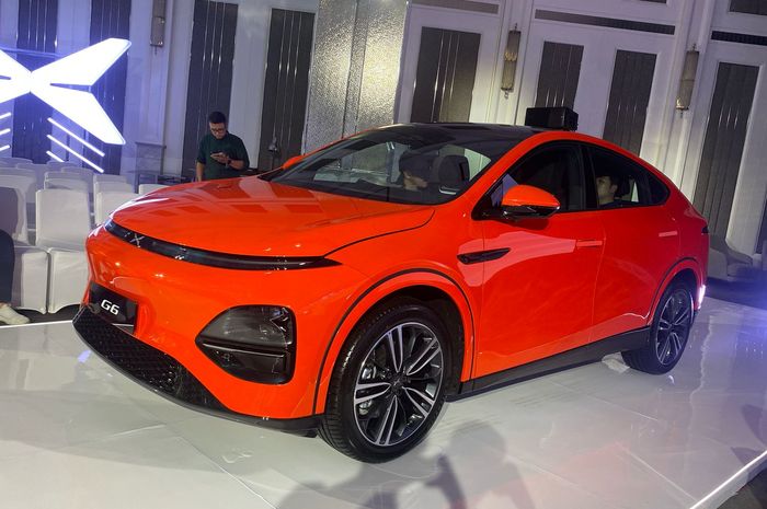 XPENG G6 di acara peluncuran brand XPENG di Indonesia.