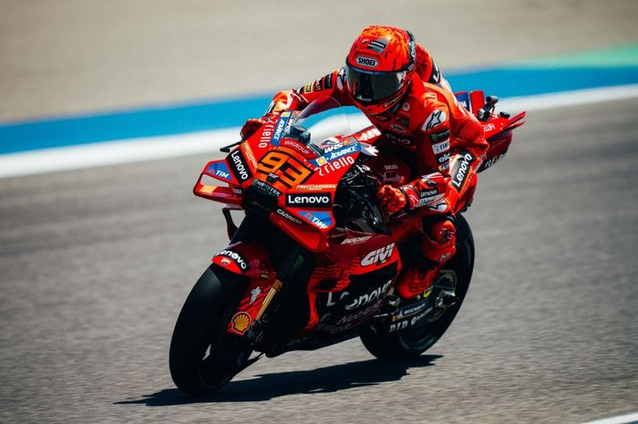 Marc Marquez sabet pole position di kualifikasi MotoGP Thailand 2025