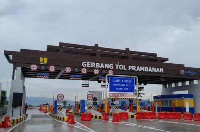 Ilustrasi gerbang tol Prambanan
