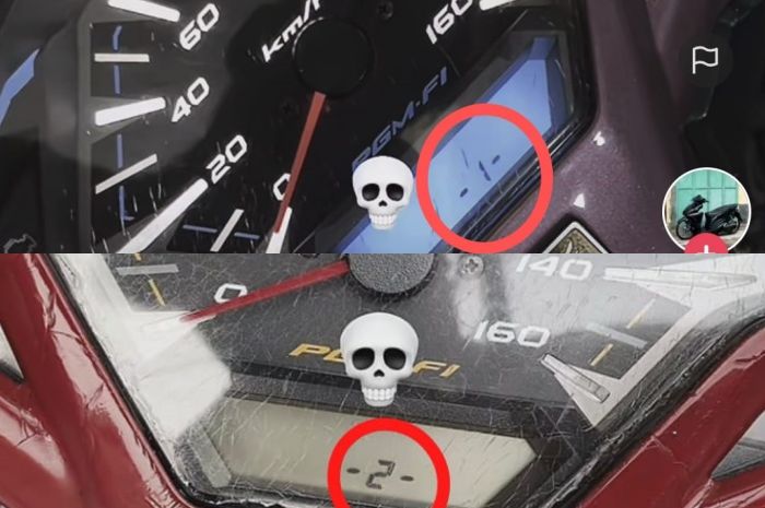 tren pamer kode rahasia speedometer Honda Vario 