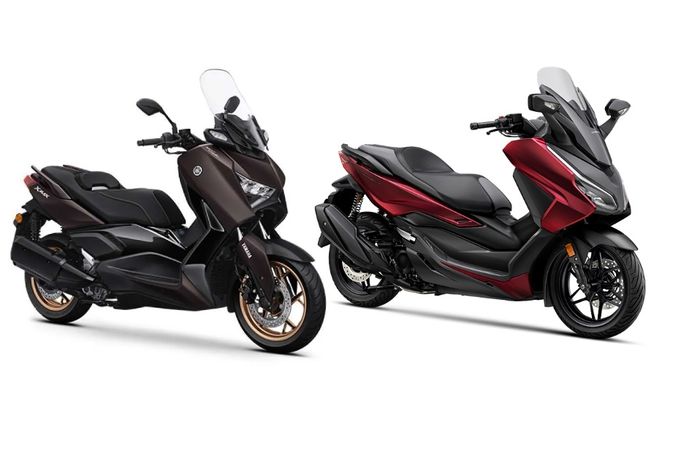 Yamaha XMAX dan Honda Forza