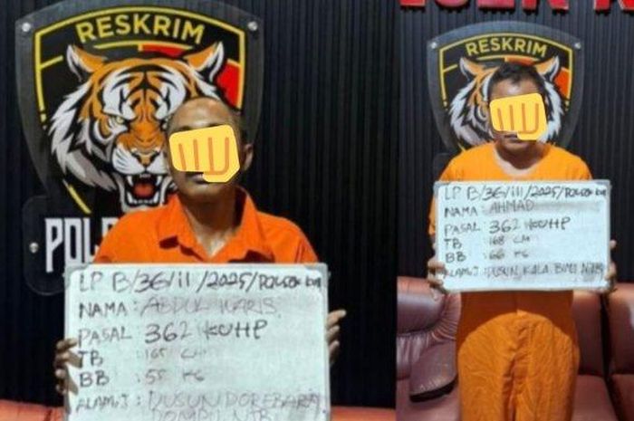 Dua residivis pencurian motor kembali beraksi maling Yamaha NMAX tapi tahu ternyata milik anggota TNI AD Kompi Senapan A Yonif Raider 900/SBW