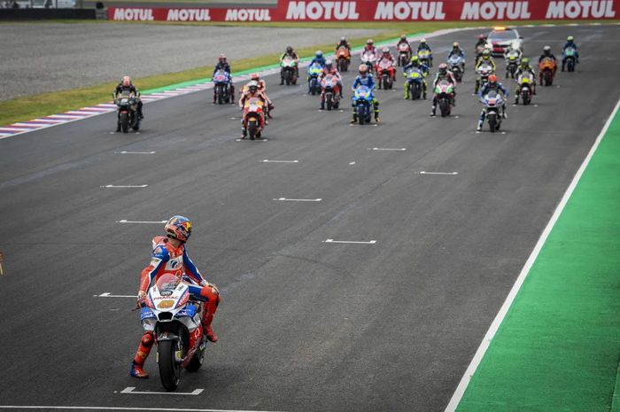 Kekacauan start pernah terjadi di MotoGP Argentina