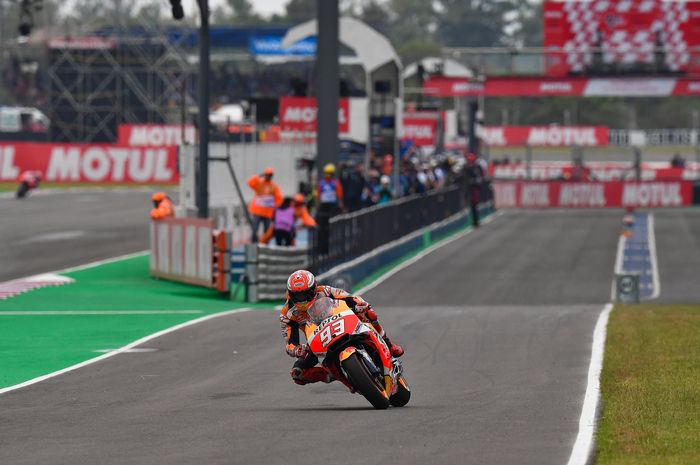 Marc Marquez kena empat penalti dalam satu balapan MotoGP Argentina