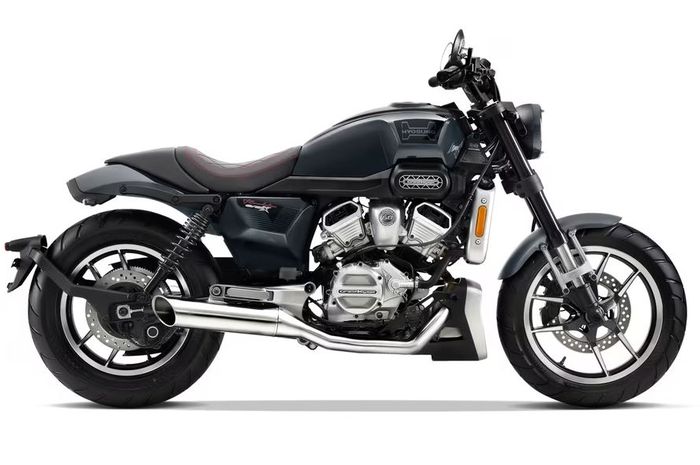 penampakan Hyosung Aquila GV125 X model 2025, punya tampang macho bermesin V-Twin ala Harley-Davidson yang ternyata bukan moge