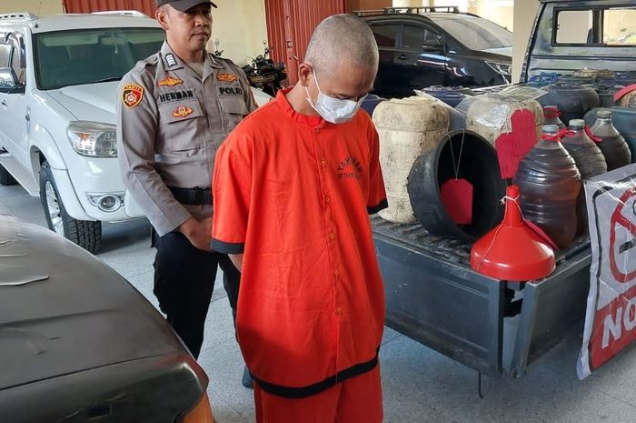 AM (41) ditangkap Polisi karena memodifikasi tangki Isuzu Panther, kini terancam denda Rp 60 miliar