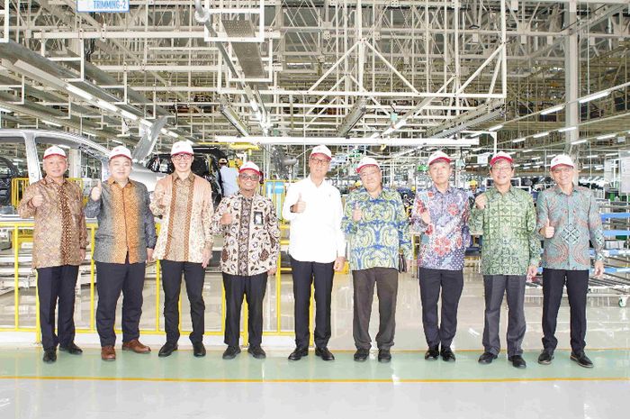 Karawang Assembly Plant 2 (KAP 2) resmi dibuka di Kawasan Industri Surya Cipta, Karawang Timur, Jawa Barat, pada Kamis (27/2/2025).