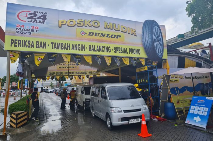 Posko mudik Dunlop 2025 punya fasilitas lengkap