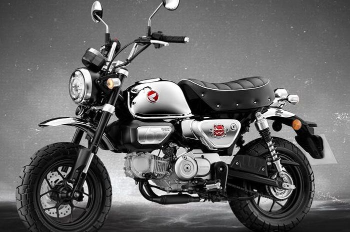 bodinya berlapis krom, ini penampakan Honda Monkey Chrome Legacy Edition yang meluncur di Thailand