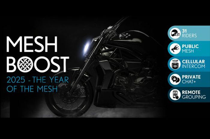 Cardo Mesh Boost bikin Packtalk PRO, EDGE dan Neo punya banyak fitur baru. Tersedia di Indonesia mulai April 2025.