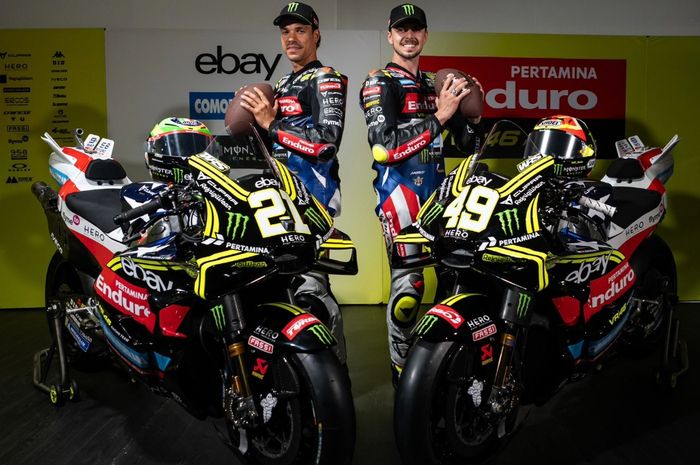 Livery spesial Pertamina Enduro VR46 Racing Team di MotoGP Amerika 2025