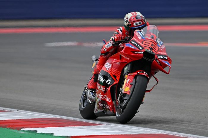 Marc Marquez paling kencang pada sesi practice MotoGP Amerika 2025
