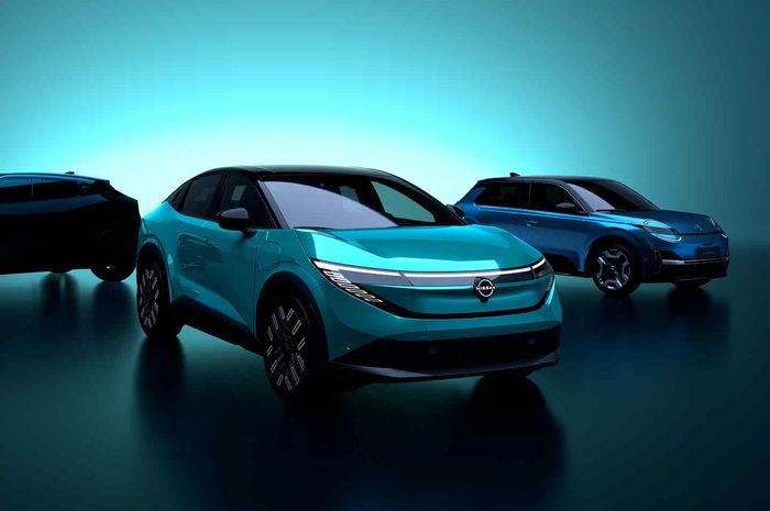 Tampang Nissan Leaf terbaru bersama Micra yang menjadi EV.