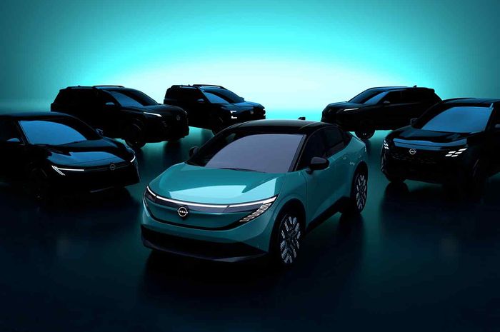 Foto keluarga mobil baru Nissan di Amerika Serikat pada 2025-2026.