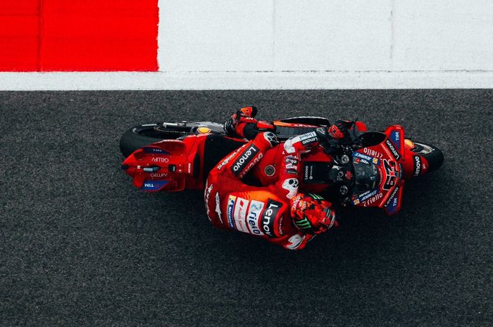 Pecco Bagnaia cukup puas meski cuma finis ketiga di sprint MotoGP Amerika 2025