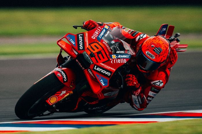 Marc Marquez ketahuan masih latihan pakai motor Honda