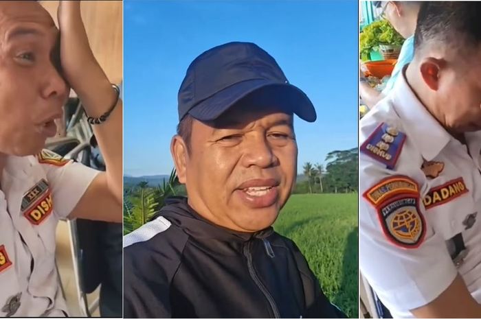Kabid Lalu Lintas dan Angkutan Dishub kabupaten Bogor, Dadang Kosasih menangis dihadapan Gubernur Jawa Barat, Dedi Mulyadi karena terseret sunat uang kompensasi sopir angkot