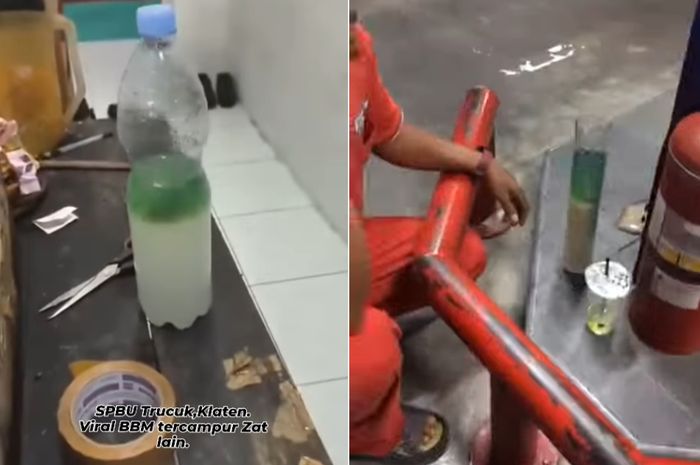 SPBU di Trucuk Klaten disegel lantaran menjual Pertalite tercampur air bikin 12 mobil dan motor mogok