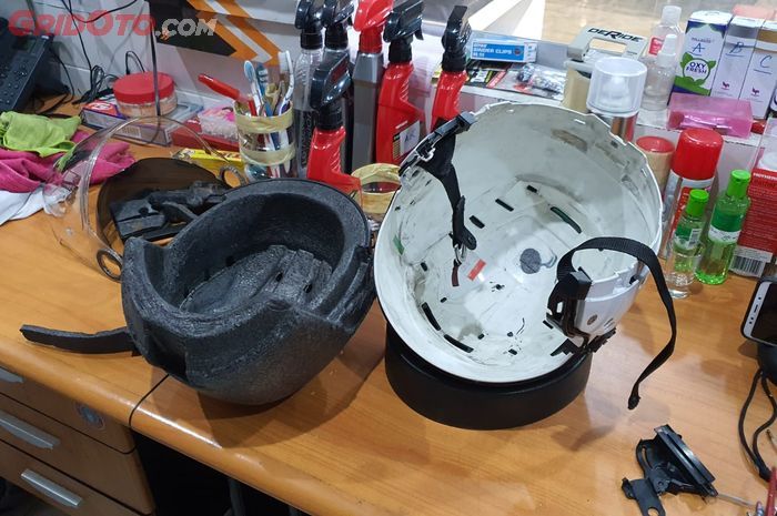 Biaya servis helm motor kalau rusak 