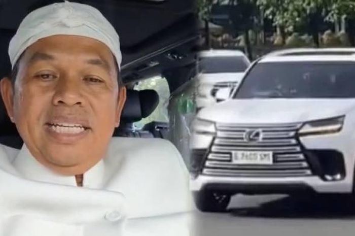 Gubernur Jawa Barat, Dedi Mulyadi dan Lexus LX 600 miliknya yang menunggak pajak di Jakarta sebesar Rp 42 jutaan