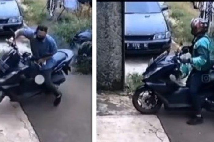 Honda PCX milik ojol digondol penumpang usai kena hipnotis