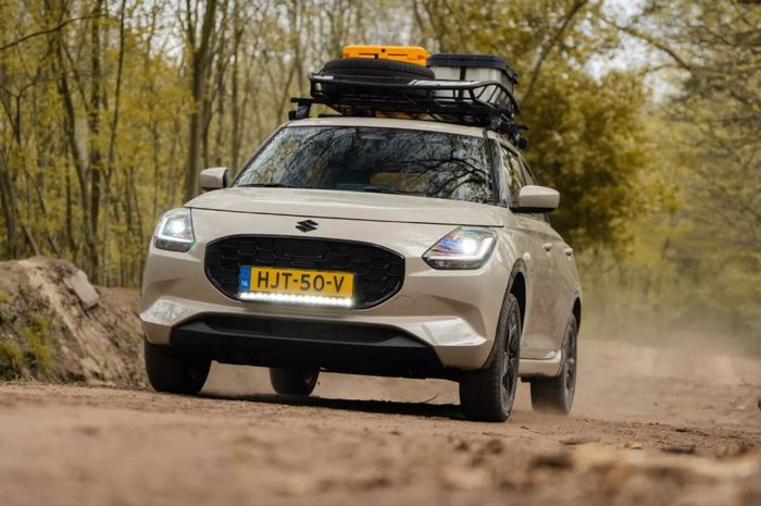 penampakan Suzuki Swift AllGrip FX, hatchback baru yang cocok buat main di tanah