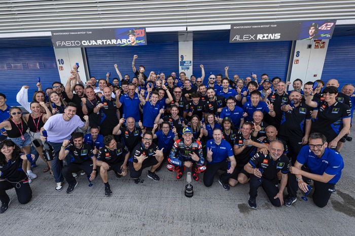 Di MotoGP Spanyol 2025, akhirnya Fabio Quartararo merasakan podium lagi