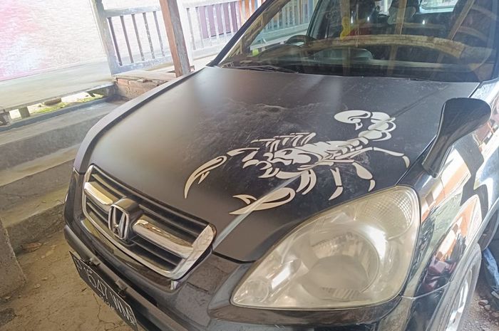 Honda CR-V Gen 2 nopol P 1547 WM yang sempat digadaikan penyewa Rp 30 juta