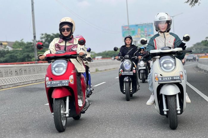 Kegiatan motoran bertajuk Scoopy Velocreativity sukses digelar di Bandung (26/4/2025)