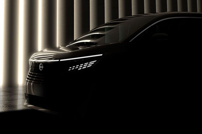 Teaser Nissan Elgrand terbaru.
