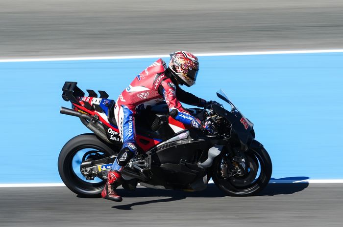 Takaaki Nakagami tampil di MotoGP Prancis 2025