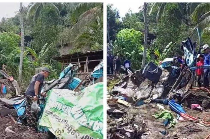 Pemilik rumah yang hancur ditabrak truk pada kecelakaan di Purworejo berikan kesaksian.