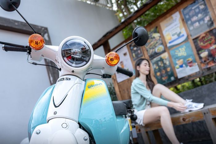 penampakan Solar Groove Urban 125 CBS model 2025, motor bebek retro yang enggak kalah kalcer dari Honda Super Cub C125