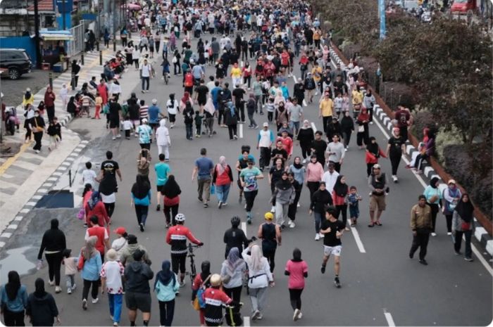 CFD Depok menggunakan 2 jalur 