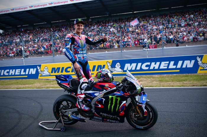 Fabio Quartararo pakai livery spesial di MotoGP Prancis 2025