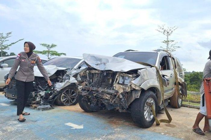Kecelakaan maut Fortuner Vs motor di kepulauan Riau renggut satu nyawa pemotor