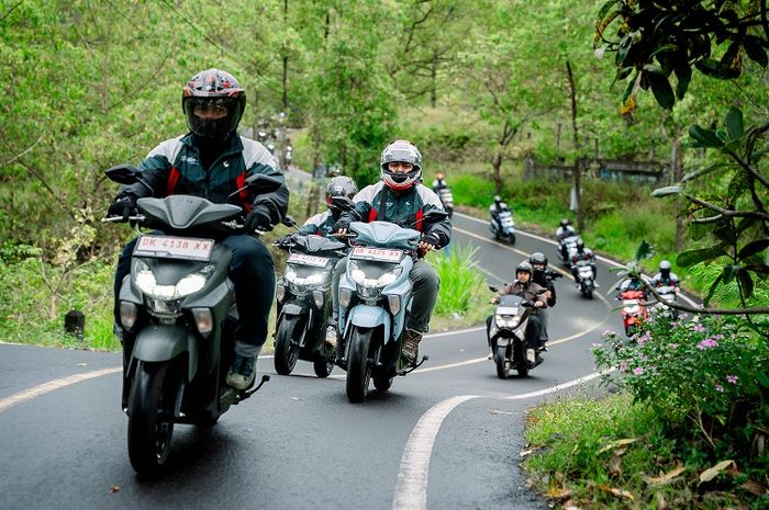 Media Test Ride Yamaha Gear Ultima di Bali dengan dominasi jalur pegunungan di Ubud dan Kintamani 