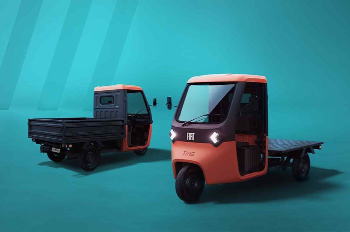 FIAT hadirkan TRIS sebagai kendaraan listrik roda tiga baru berpenggerak listrik.