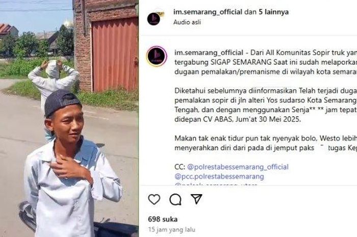 Wajah preman pemalak sopir truk di Semarang