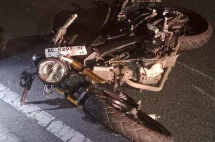 Yamaha XSR 155 babak belur usai diterjang Bus Resu dari belakang hingga sebabkan remaja meregang nyawa