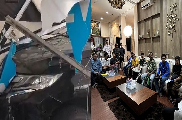 Kasus Mitsubishi Pajero Sport tabrak toko percetakan CIDO Printing di Jalan Klampis Jaya, Sukolilo, Surabaya diadukan ke Wakil Wali Kota Surabaya, Armuji tapi sia-sia tak ada solusi