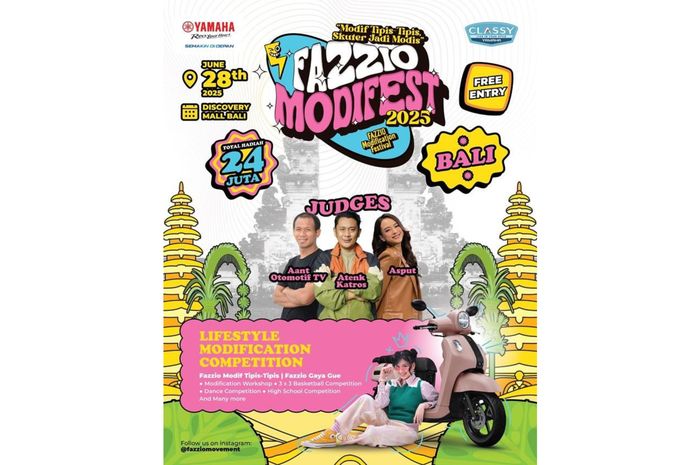 Fazzio Modifest 2025 Bali.