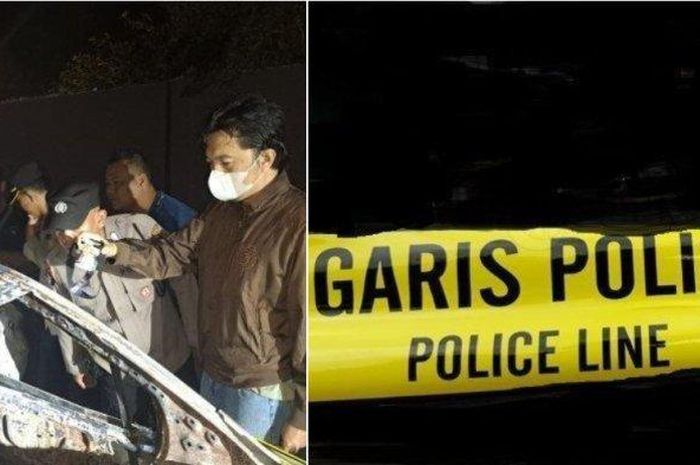 Daihatsu Xenia terbakar di dekat sebuah Hotel bikin warga heboh. Mengejutkannya lagi ada temuan ini di kabin
