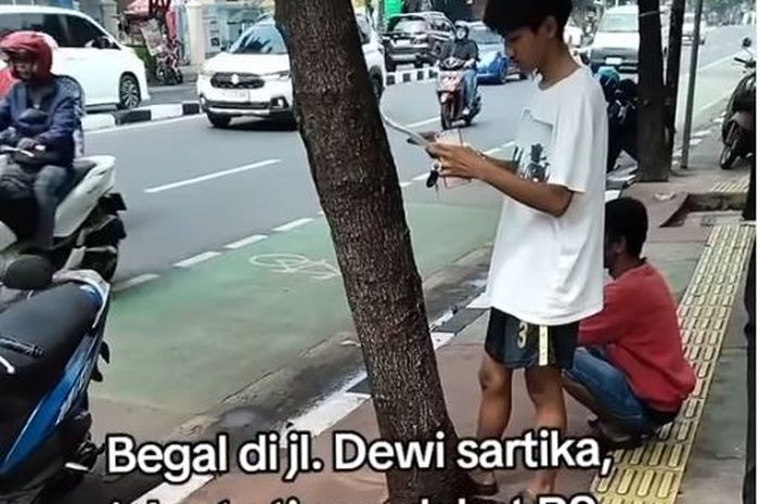 Aksi begal motor modus debt collector di sekitar Jl Dewi Sartika, Cawang, Kramat Jati, Jakarta Timur, Yamaha NMAX raib dibawa kabur